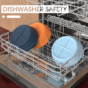 Nouveau design A3 – <span class=keywords><strong>Bol</strong></span> pliable réutilisable en silicone de qualité alimentaire pour friteuse à <span class=keywords><strong>air</strong></span>, avec poignées et accessoires - Product Image 5