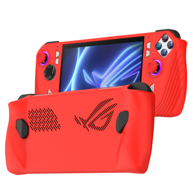 Soft Silicone Cover Skin Full Case for ASUS Rog Ally Game Console Handheld Protective Sleeve Case