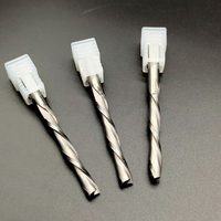 Grewin Tools Fraise à compression monobrin à hélice de 45°, revêtement DLC, HRC55, en carbure, pour routeur CNC et bois, OEM 1 Milling