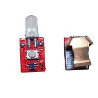 Personalizado programable IC circuito PCB para Flash Mini LED luz de control de sonido sensible al movimiento