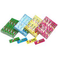 Japanese American Exotic Gum Confectionery Sour Chewing-Gum Customizable Bulk Sweets Box Packaging with Coffee Fruity Flavors