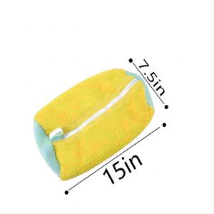 Shoe Polyester Washing Zipper <b>Bag</b> Reusable for <b>Clothes</b> Portable Mesh Christmas Laundry <b>Bags</b> - Product Image 5