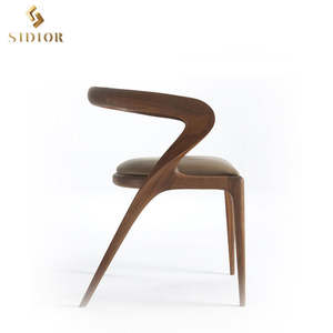 <span class=keywords><strong>Sedie</strong></span> Moderne in Legno Massello di Rovere Rivestite in Pelle per Tavolo <span class=keywords><strong>da</strong></span> Pranzo Silla De Comedor Cadeira De Jantar Chaises De Salle a Manger - Product Image 3