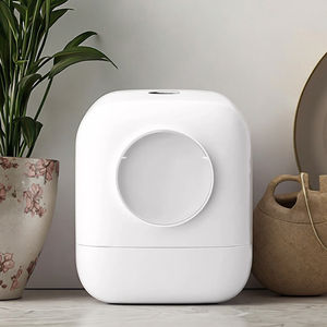 Große vollständig geschlossene Premium-Katzen toilette Selbst reinigende halbautomat ische Toilette mit Katzen produkten und Zubehör mit hoher Kapazität - Product Image 3