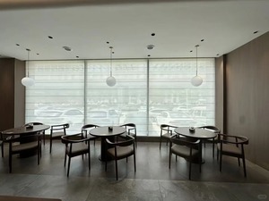 ستائر رومانية ذكية/يدوية مخصصة الحجم لتصفية الضوء، الأكثر مبيعًا لتزيين النوافذ في المنازل والفنادق - Product Image 5