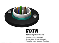Cable de Fibra Óptica para Exteriores de 6 mm Gyxtw con Armadura de Alambre de Acero de 4/10-12 Núcleos para Proyectos de CCTV/CATV