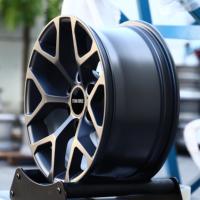Jantes tout-terrain forgées sur mesure TITAN FORCE 17x9 18x9 pouces 6x135 6x139.7 Gris mat, compatibles avec Ford F150 Raptor Bronco Toyota Tundra
