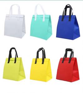 Bolsa Térmica Ecológica Portátil Impermeable de Papel de Aluminio y Tela No Tejida para Comida para Llevar, Leche, Pasteles, Hielo y Bebidas Frías - Product Image 3