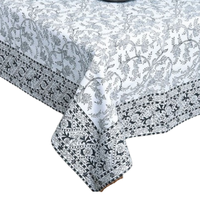 Nappe de banquet de mariage jetable indienne 100 % coton, motifs personnalisés, imperméable, écologique, durable, résistante à l'huile et infroissable