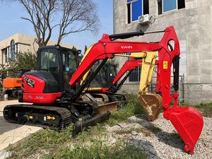 Mini-pelleuse hydraulique d'occasion du Japon pour excavatrice sur chenilles KX163-5 de 5 tonnes avec moteur et pompe en stock - Product Image 6