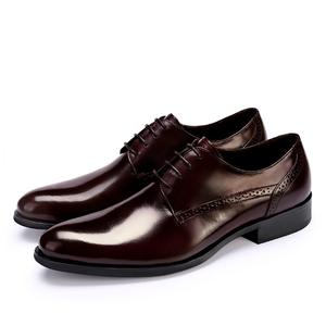 Chaussures habillées Oxford pour hommes en cuir véritable, fabriquées à la main, style italien, nouvelle collection de luxe, prix d'usine, par des designers de renom, 2026 - Product Image 3