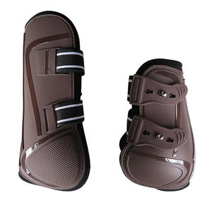 1 ensemble de 4 protections pour tendons de cheval (2 pour les pattes avant et 2 pour les pattes arrière) avec sangles réglables, trois tailles et plusieurs couleurs - Product Image 3