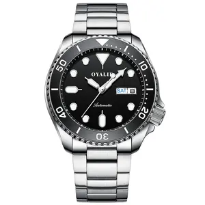 Sıcak satış moda Reloj Hombre NH36 hareketi kol saati erkekler Analog Chronograph otomatik saatler