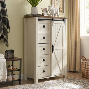 Simple five-drawer <b>chest</b> of drawers, floor-standing <b>storage</b> cabinet, bedroom/living room shelf, household five-drawer cabinet, - Product Image 2