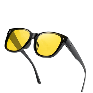 Lunettes de soleil unisexe or vert verres polarisés noir TR90 monture en métal style de rue coussinet nasal détachable logo lunettes de soleil - Product Image 1