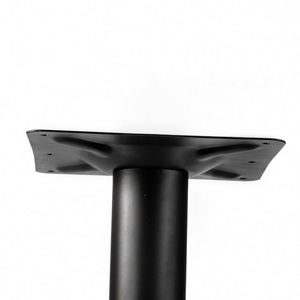 Industrial <b>Cast</b> Iron Dining Pedestal Table Base Modern Kitchen Hotel Outdoor Furniture Leg Black <b>Powder</b> Coated - Product Image 6