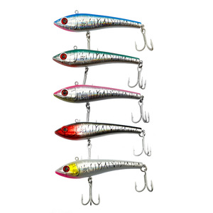 Leurre de pêche Premium OEM 130mm 70g Vib Pencil coulant avec hameçon triple <span class=keywords><strong>VMC</strong></span> <span class=keywords><strong>pour</strong></span> la pêche au thon en eau salée et la pêche au gros gibier - Product Image 1