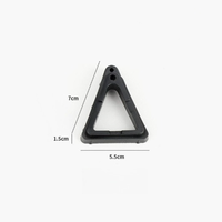 Support de pot de fleurs surélevé, pieds de pot de fleurs avec drainage pour la ventilation, base triangulaire pour jardin