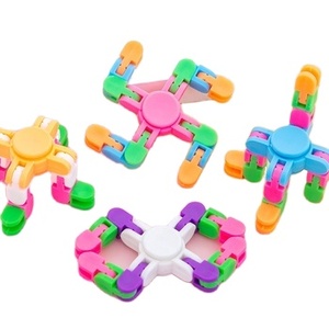 New deformable giải nén Fingertip quay Top thần tài đồ chơi trẻ em DIY Chuỗi chống căng thẳng Spinner biến đổi dropshipping - Product Image 1