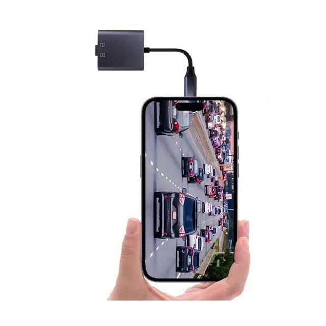 2025 SD Card Reader TFT Type-c USB-C 2 in 1 Mini Portable High-speed for Mobile Phone Camera Tablet Driving Recorder Hot Selling