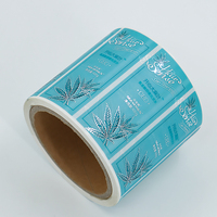 Étiquette personnalisée autocollante en papier imperméable, marque Junjia, origine Guangdong, commande personnalisée acceptée