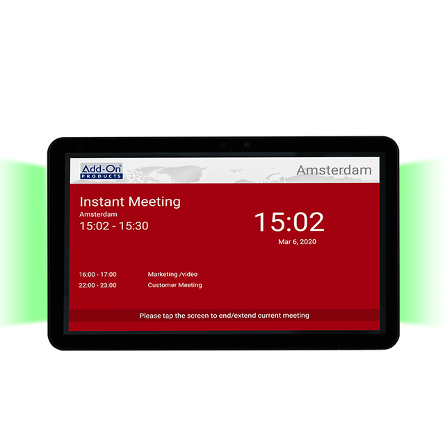 10.1 Inch Wall Mount Conference Touch Screen Type-C Port NFC Optional OEM Display