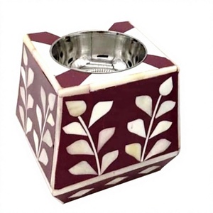 Quemador de Incienso de Resina con Incrustaciones de Nácar, Estilo Real y Opulento, Porta Incienso Árabe de Lujo para Decoración de Ramadán y Regalos de Eid - Product Image 1