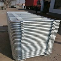 Panneau de clôture galvanisé et thermolaqué, étanche, hauteur 6 pieds, pour bétail, vert et blanc, résistant à la décomposition