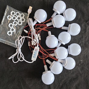 3cct dưới ra Hidden dòng Gương Led trang điểm Vanity gương ánh sáng Kit 10/12 Dimmable Vanity đèn bóng đèn Vanity Set - Product Image 4