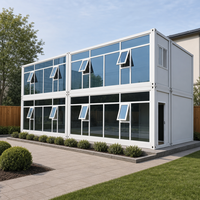 Maison conteneur préfabriquée durable et détachable, conteneurs de stockage préfabriqués pour studio de musique