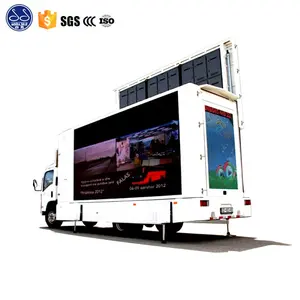 P10 Full Color Outdoor Led Mobile Advertising Screen for live show Truck In Ali 3d Video Truck Led Display High Resolution