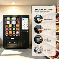 Máquina Expendedora Inteligente de Snacks y Bebidas con Sistema de Refrigeración y Solución de Marca Personalizada