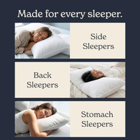 Oreiller d'hôtel avec insert, oreiller en fibres, oreiller Alte double usage, type bonbon, soutien doux pour les dormeurs latéraux