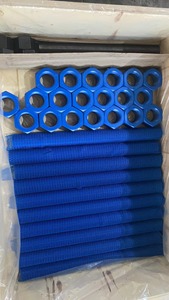 Fabricante de pernos de 1/2 ''5/8'' 3/4 ''ASTM A193 B7 B7M Perno de revestimiento de PTFE con tuercas hexagonales pesadas A194 2H - Product Image 5