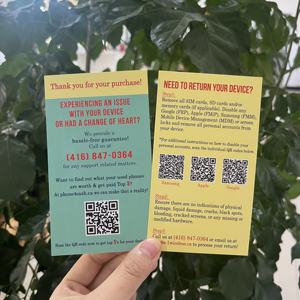 <span class=keywords><strong>Carte</strong></span> <span class=keywords><strong>de</strong></span> remerciement avec logo personnalisé pour l'achat d'une entreprise pour soutenir ma petite entreprise Décoration <span class=keywords><strong>de</strong></span> boîte-cadeau - Product Image 2