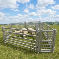 Paneles Portátiles Galvanizados para Ovejas y Cabras, Suministro de Fábrica, Panel de Cerca Removible para Ovejas/Cabras