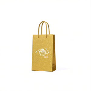 10239 <b>Gold</b> Foil <b>Wedding</b> Gift <b>Bag</b> Small Size <b>For</b> <b>Wedding</b> Party Favors - Product Image 1