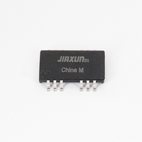 Filtre LAN 10/100 BASE-T à port unique H1631CG à profil bas avec isolation et transformateurs automatiques pour la connectivité réseau