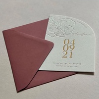 Invitations de mariage personnalisées, enveloppes, impression en gravure, estampage à chaud, papier offset, planificateurs de mariage, organisateurs d'événements, autocollant personnalisé