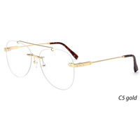 Gafas de Metal Modernas y a la Moda de FEROCE China, Monturas Ópticas de Vidrio, Nuevo Diseño