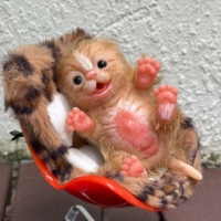 Poupées animales reborn en silicone, mini chat réaliste de 5 pouces, jouet mignon et réaliste