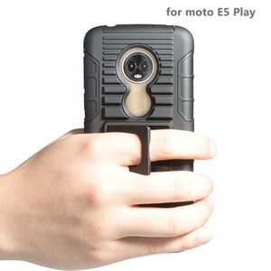 Vành đai đen Clip trường hợp bao da Combo đứng trường hợp đối với Motorola <span class=keywords><strong>E5</strong></span> chơi Bìa - Product Image 4