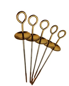 <span class=keywords><strong>Brochette</strong></span> de barbecue en acier inoxydable Golden- Luxury/<span class=keywords><strong>Brochette</strong></span> de barbecue méditerranéenne - Product Image 1