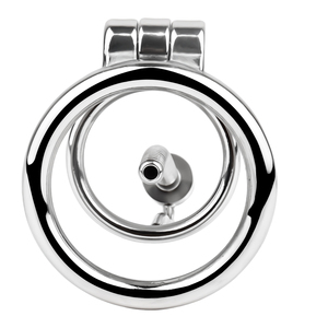 Frrk Newdesign Mannelijke Urethrale Katheter Roestvrijstalen Kuisheidsapparaat Cockkooi Penisplug Fixatie Haan Ring Lock Urethradilator - Product Image 4