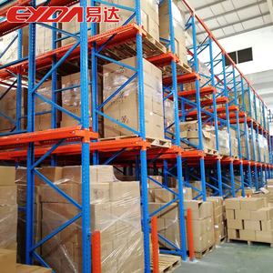 מערכת אחסון משטחים תעשייתית מסוג <span class=keywords><strong>Drive</strong></span>-In עם מזלגות, מתלה צמיגים ממתכת, מערכת אחסון משטחים בהתאמה אישית לעומסים כבדים למחסן - Product Image 4