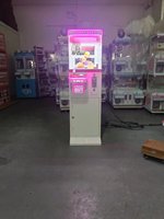 Populaire Xinye Mini Centre d'attractions : Machine à griffes d'arcade à monnayeur pour poupées, 130W, 1 joueur, Équipement de jeu à cadeaux