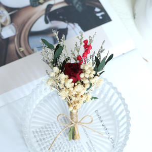 Pequeño Ramo de <span class=keywords><strong>Flores</strong></span> Secas en Tonos Pastel para Centros de Mesa de Boda, Ramos de Mano y Accesorios para Fotos - Product Image 1