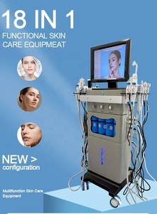 Newest 18 1 Hydrodermabrasion Neck/Throat Face Cleaning CO2 Bubble Oxygenation <b>Massage</b> <b>Machine</b> Commercial 800W >95% Oxygen IT ZA - Product Image 5