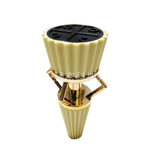 YIJUN <b>Plastic</b> Furniture Legs 4088 Flower Color Hollow Design Modern Minimalist Luxury Easy Installation - Product Image 1