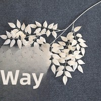 Follaje Artificial Realista de Estilo Moderno y Ecológico, Hojas de Clematista y Banyan, Decoración Verde para Bodas, Ceremonias y Salones